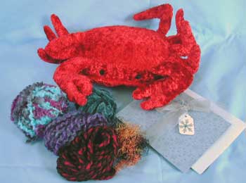 crab and yarn
