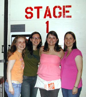 group at Stage Door